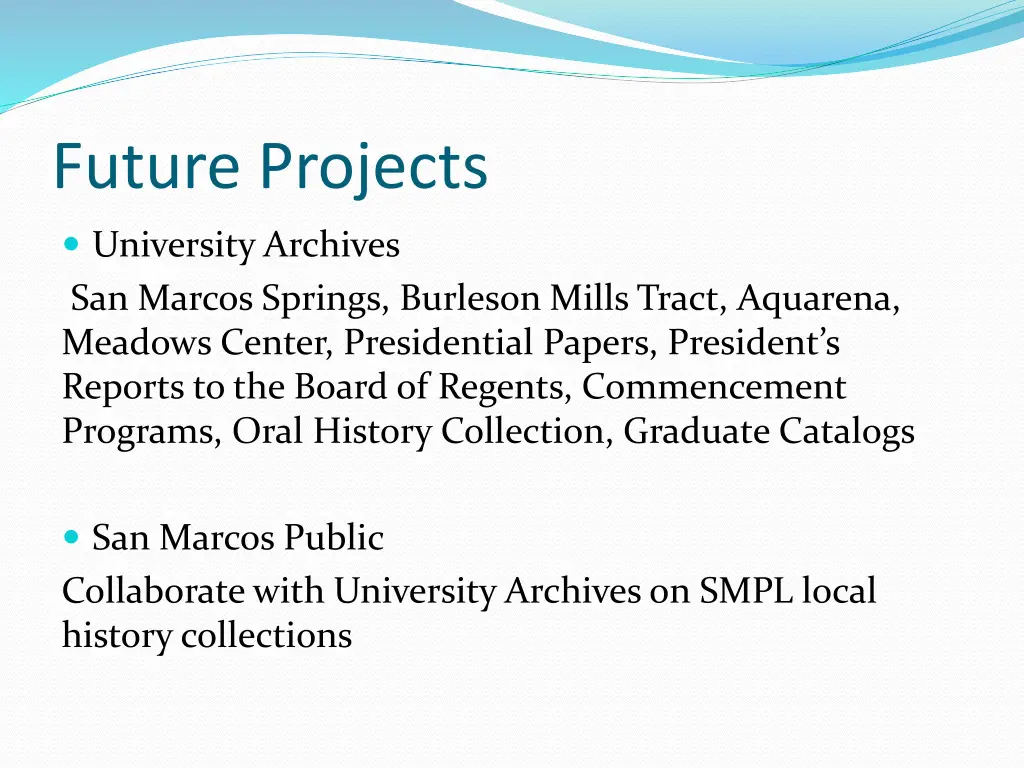future projects 1