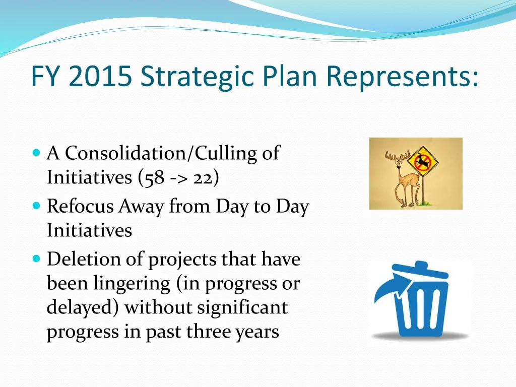 fy 2015 strategic plan represents