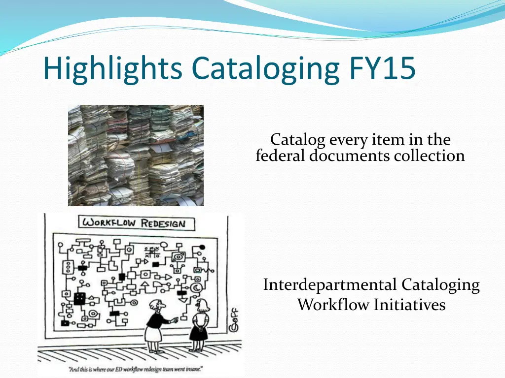 highlights cataloging fy15