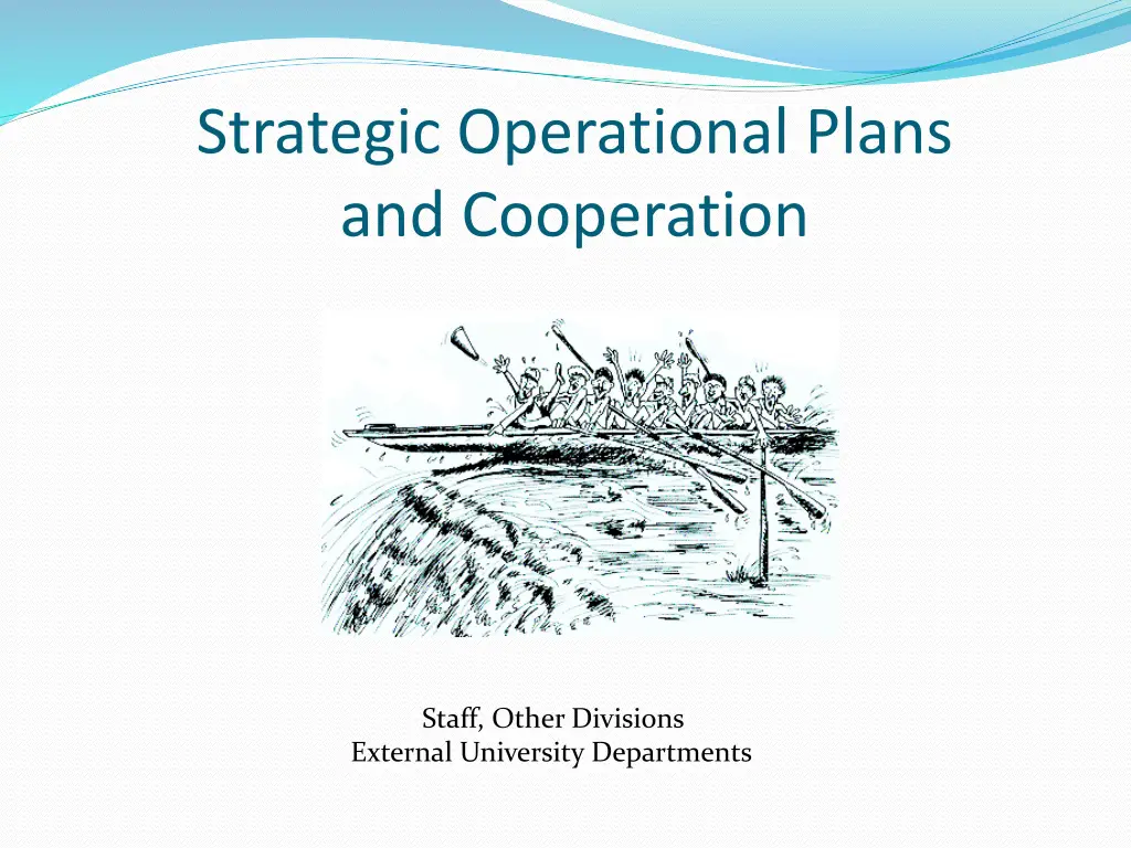 strategic operational plans and cooperation