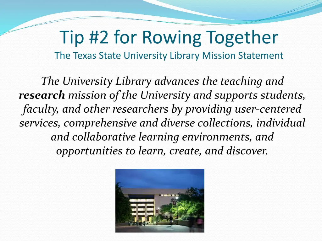 tip 2 for rowing together the texas state