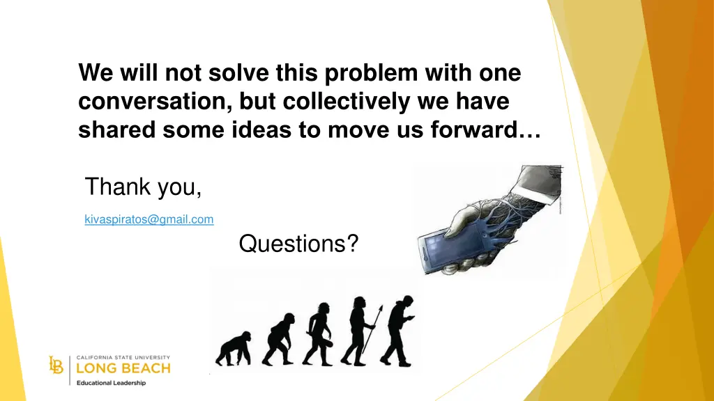 we will not solve this problem with