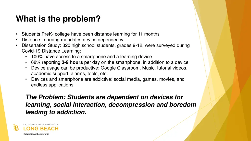 what is the problem