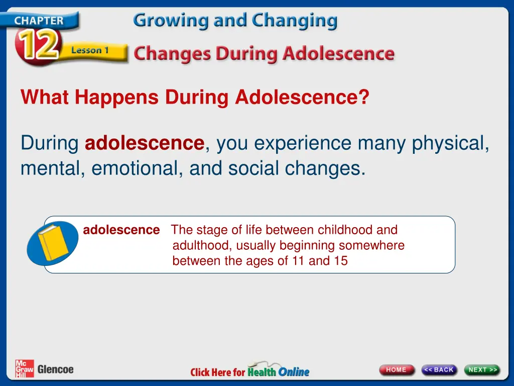 what happens during adolescence