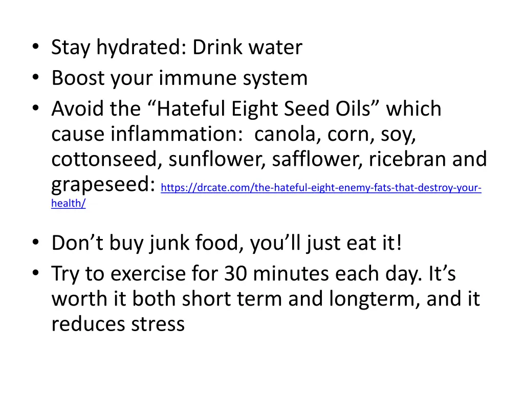 stay hydrated drink water boost your immune