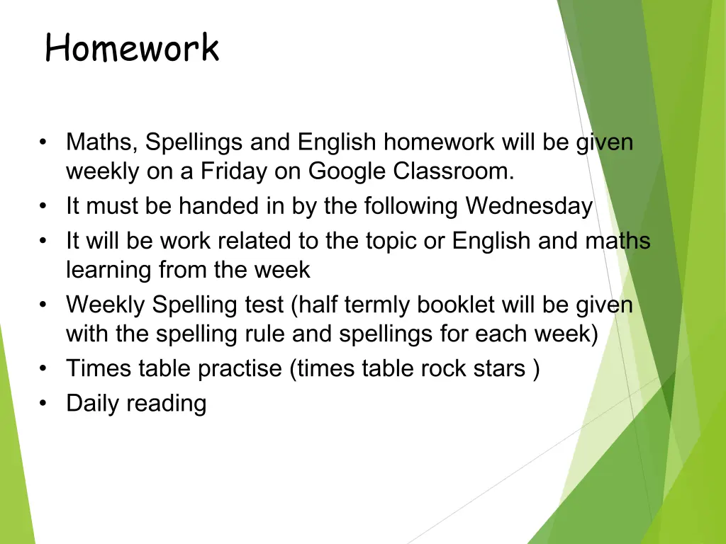 homework