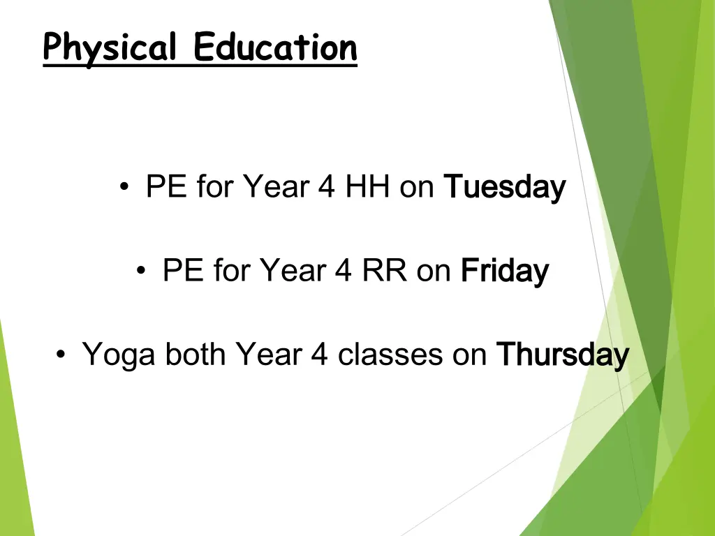 physical education