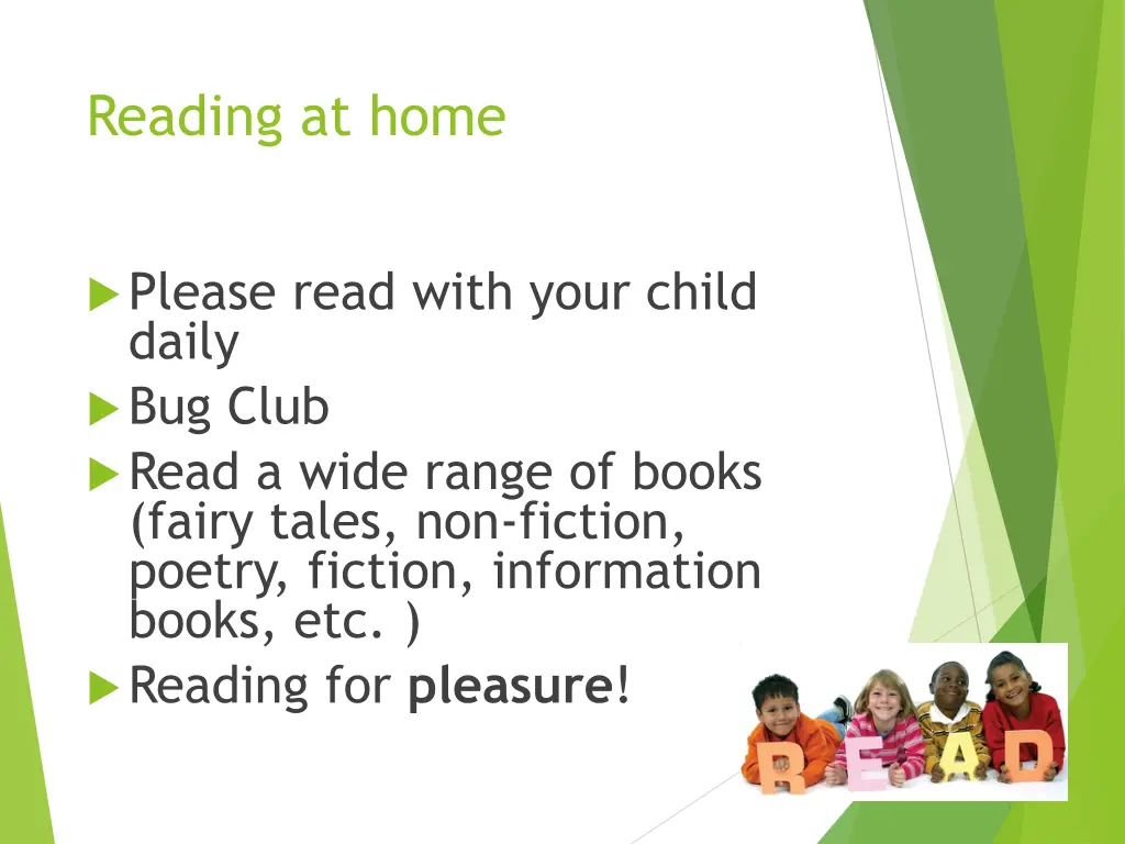 reading at home