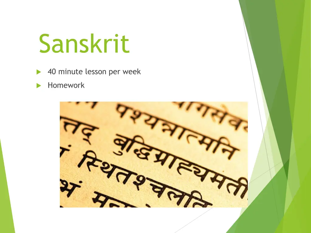 sanskrit