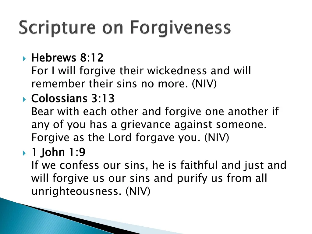 hebrews 8 12 for i will forgive their wickedness