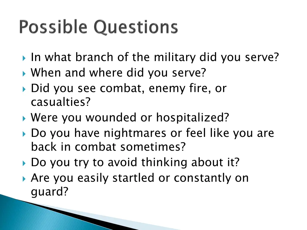in what branch of the military did you serve when