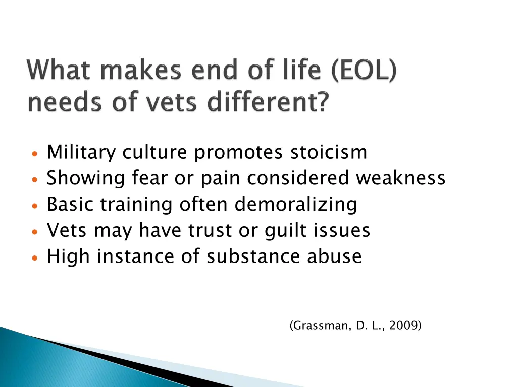 military culture promotes stoicism showing fear