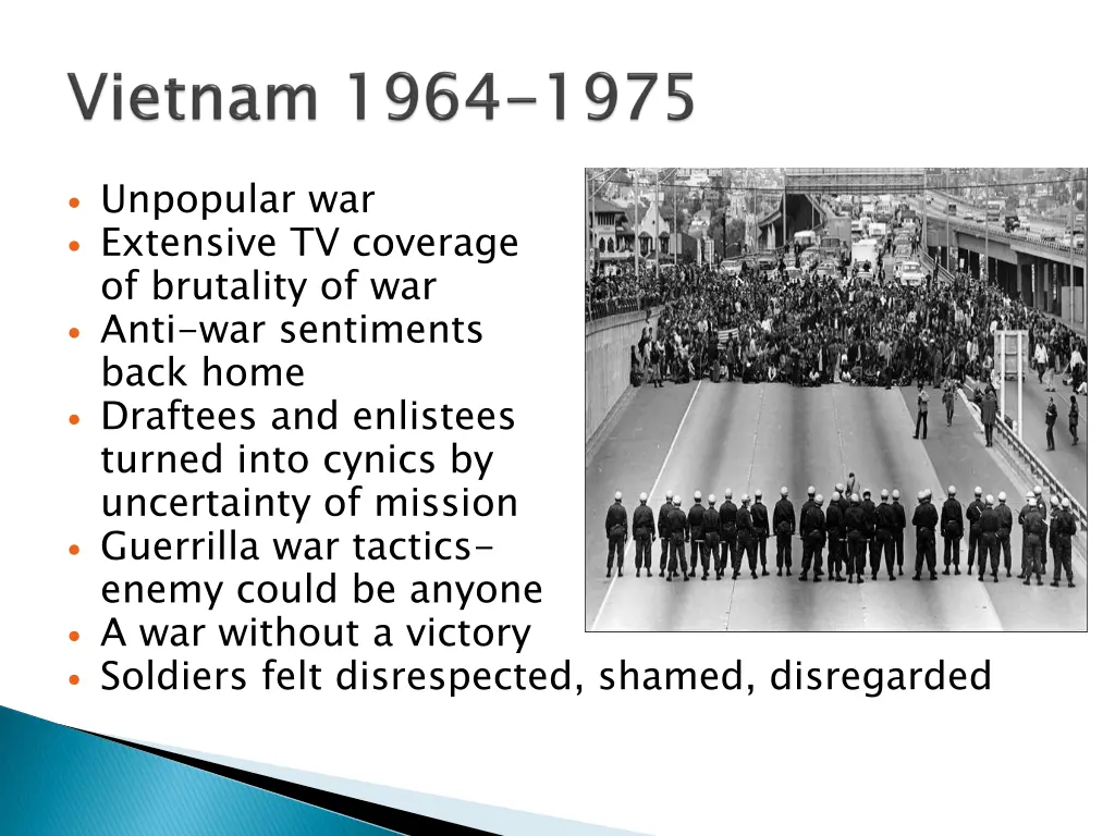 unpopular war extensive tv coverage of brutality