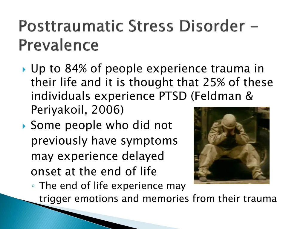 up to 84 of people experience trauma in their