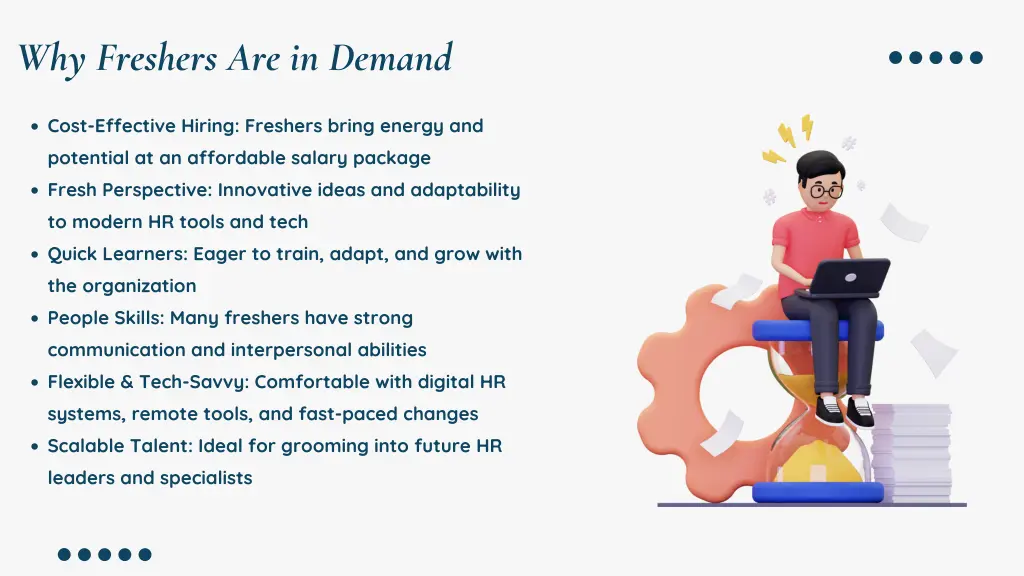 why freshers are in demand