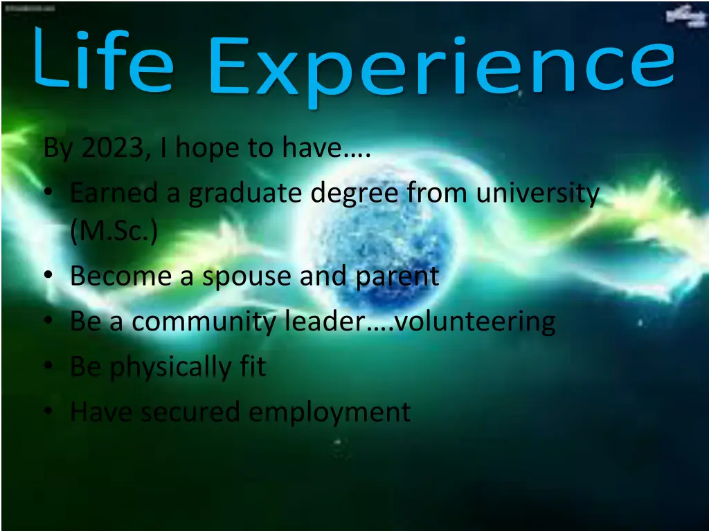 life experience