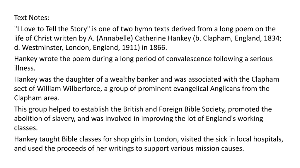 text notes i love to tell the story