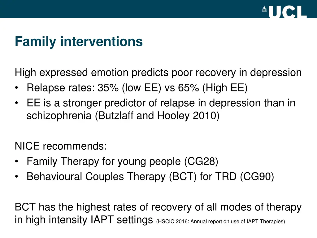 family interventions