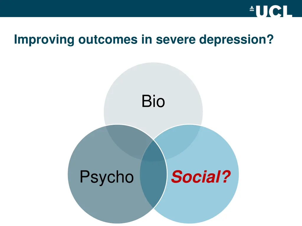improving outcomes in severe depression