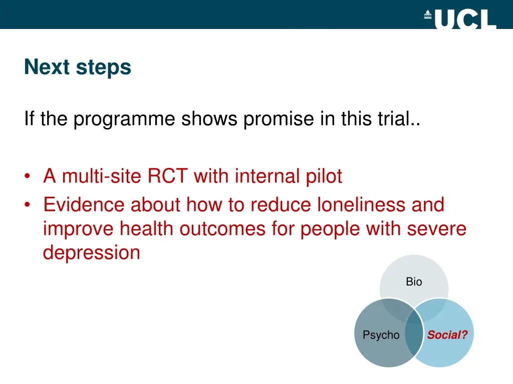 next steps
