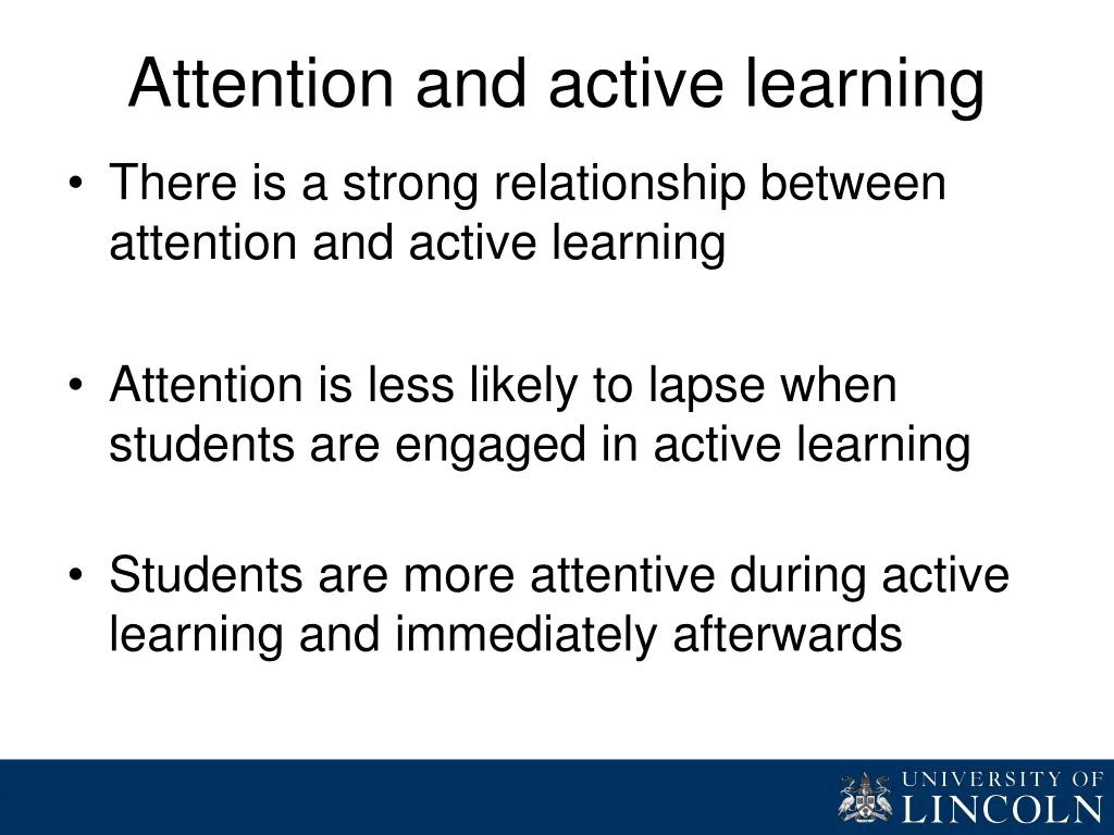 attention and active learning