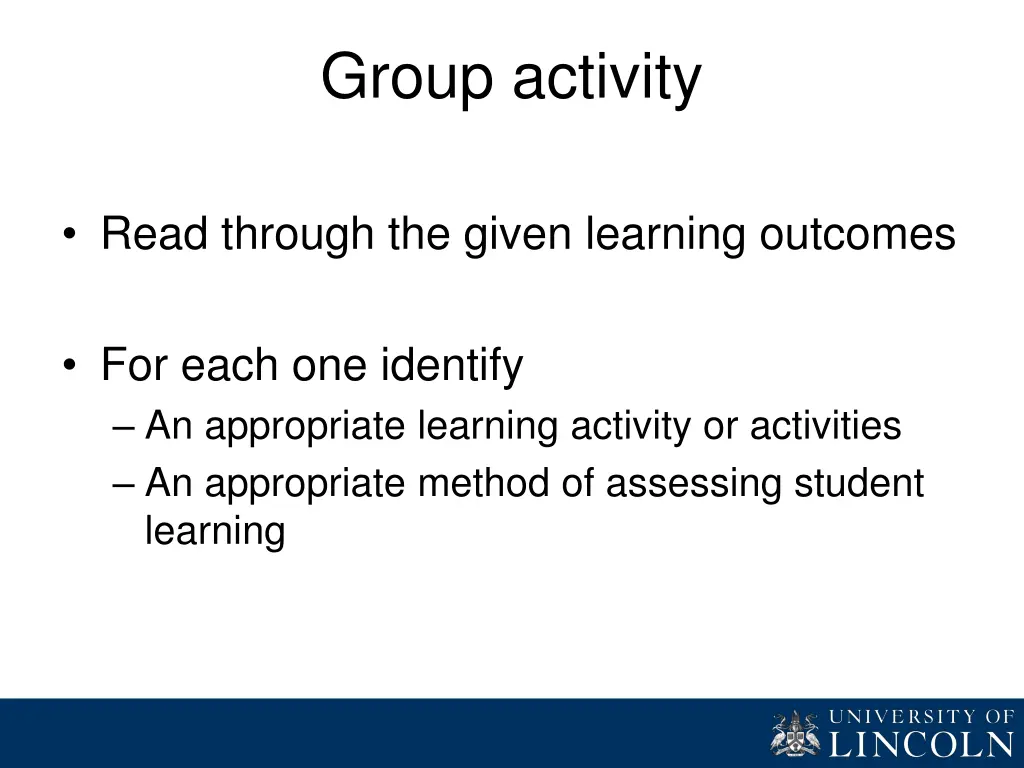 group activity