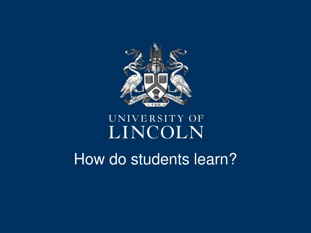 how do students learn
