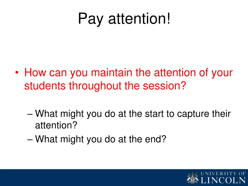 pay attention 1