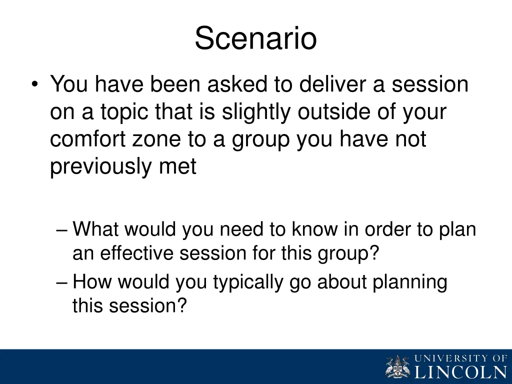scenario