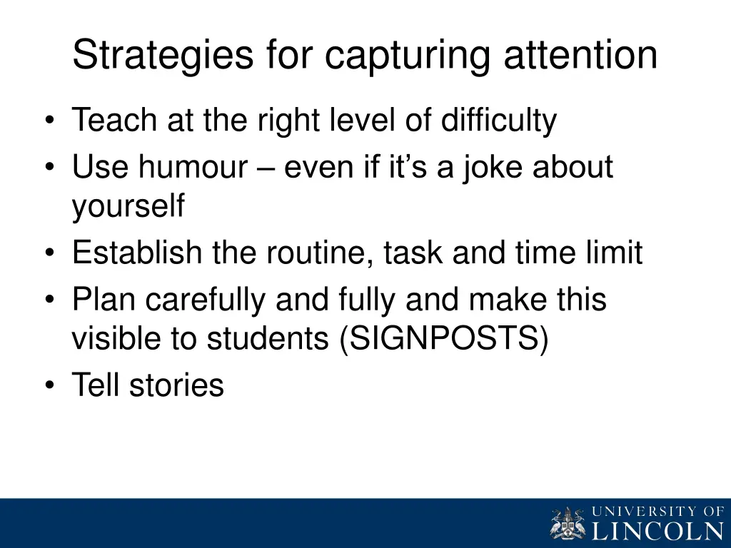 strategies for capturing attention 1