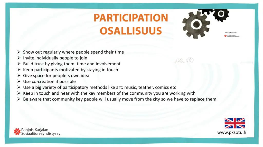 show out regularly where people spend their time