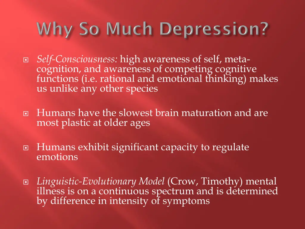self consciousness high awareness of self meta