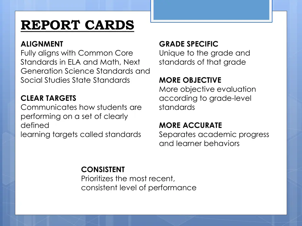 report cards 1