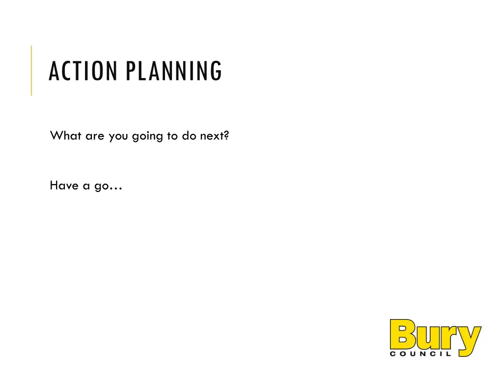 action planning