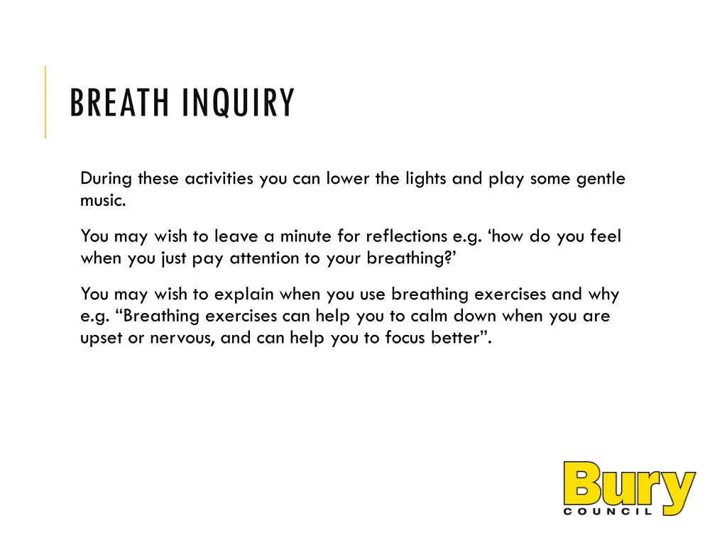 breath inquiry
