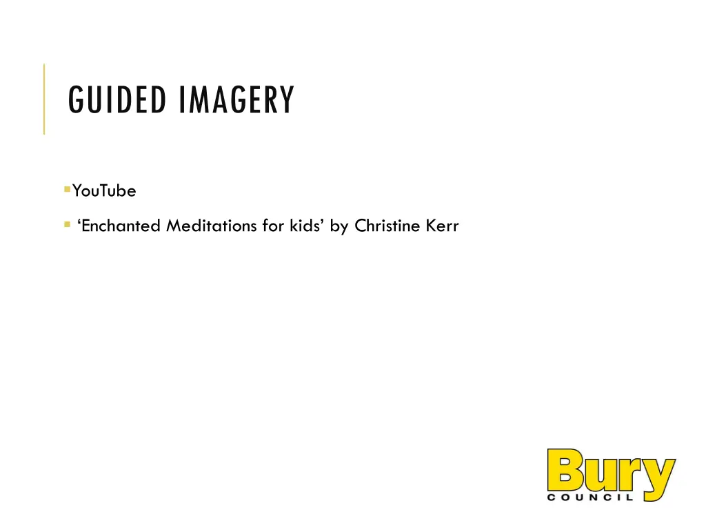 guided imagery