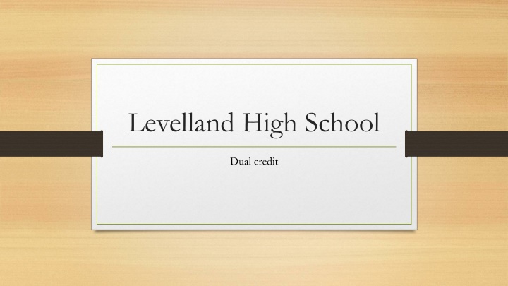 levelland high school