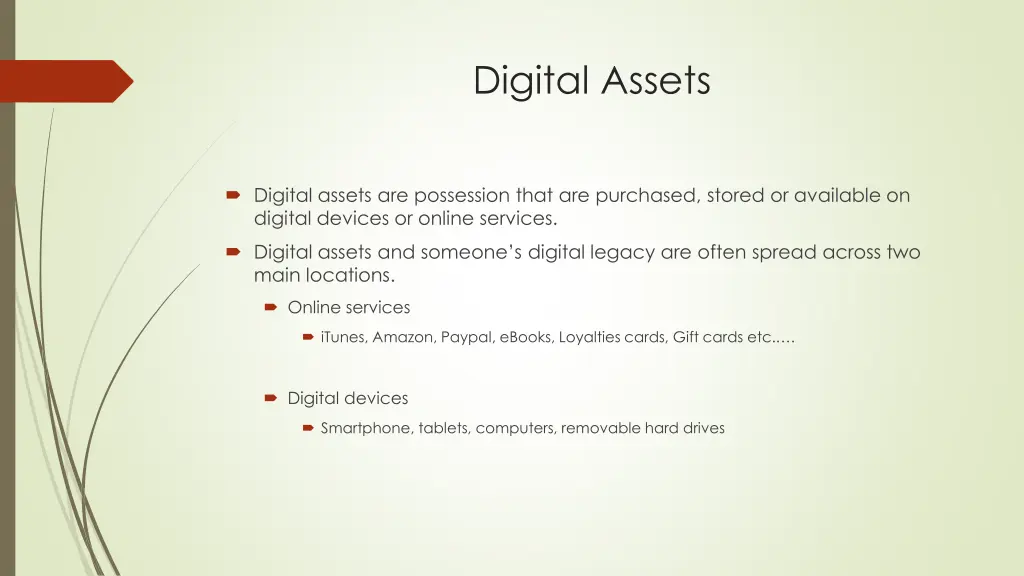 digital assets