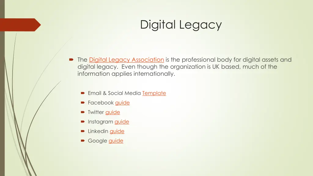 digital legacy 7