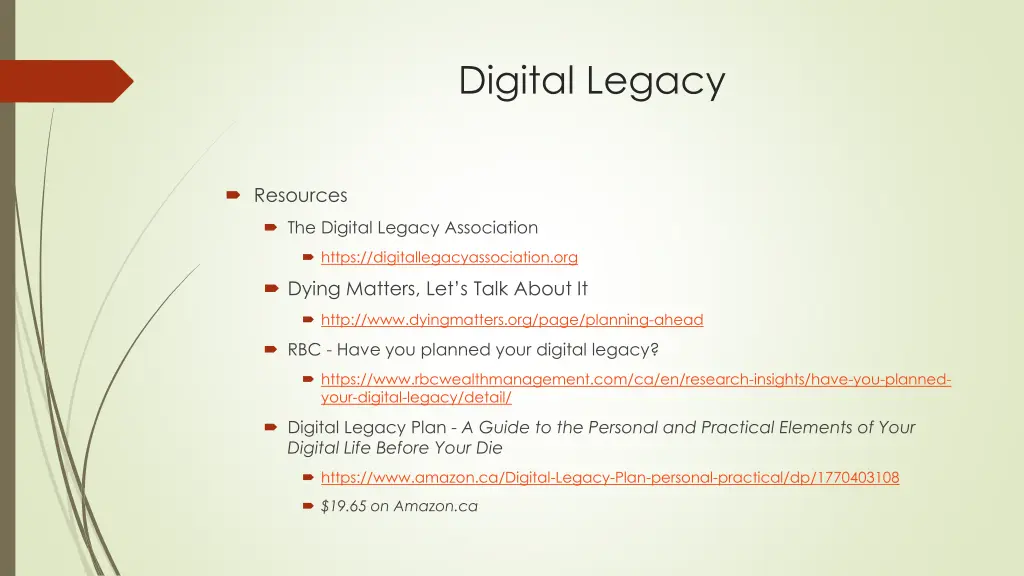 digital legacy 8