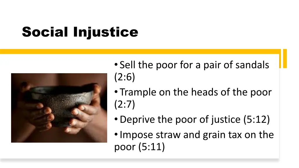 social injustice