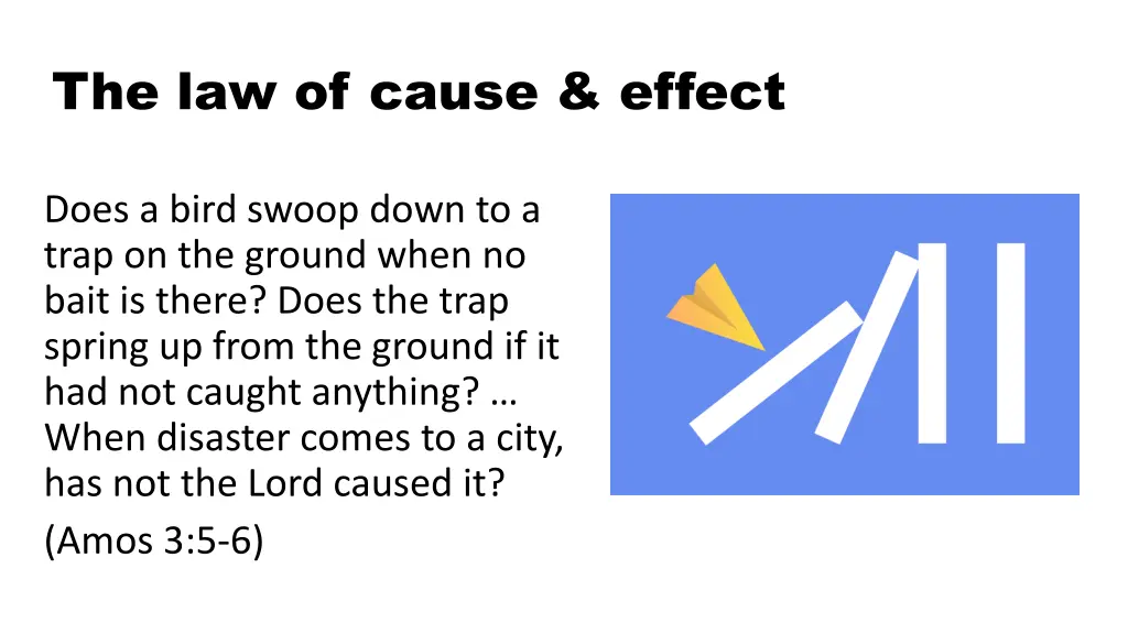 the law of cause effect