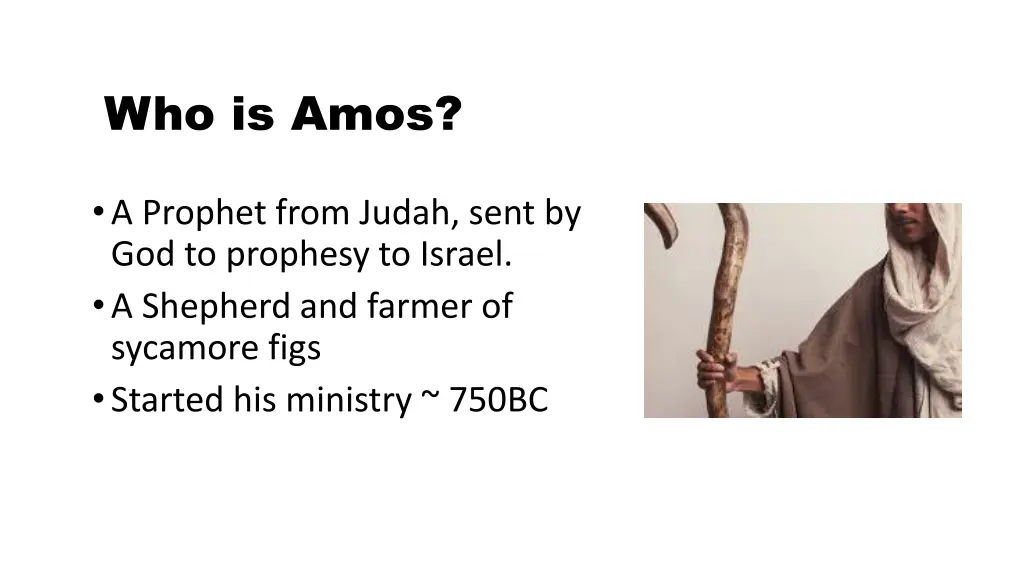 who is amos