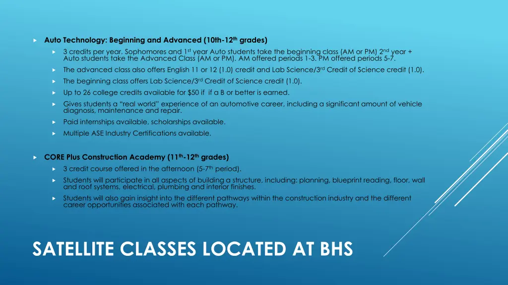auto technology beginning and advanced 10th