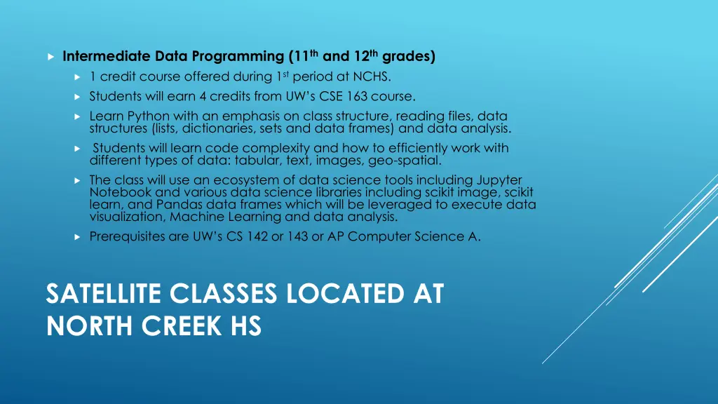 intermediate data programming