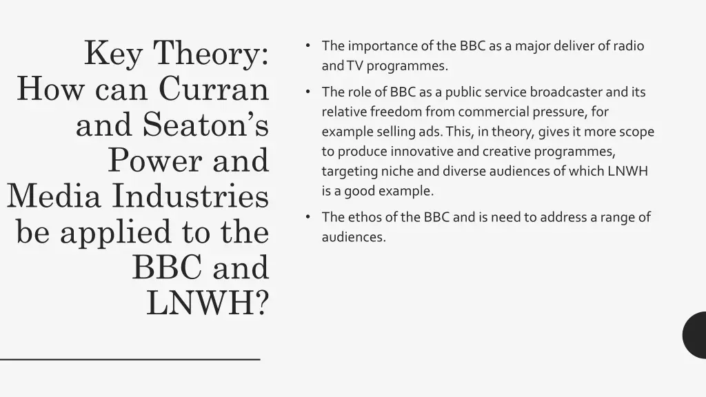 key theory how can curran and seaton s power 1