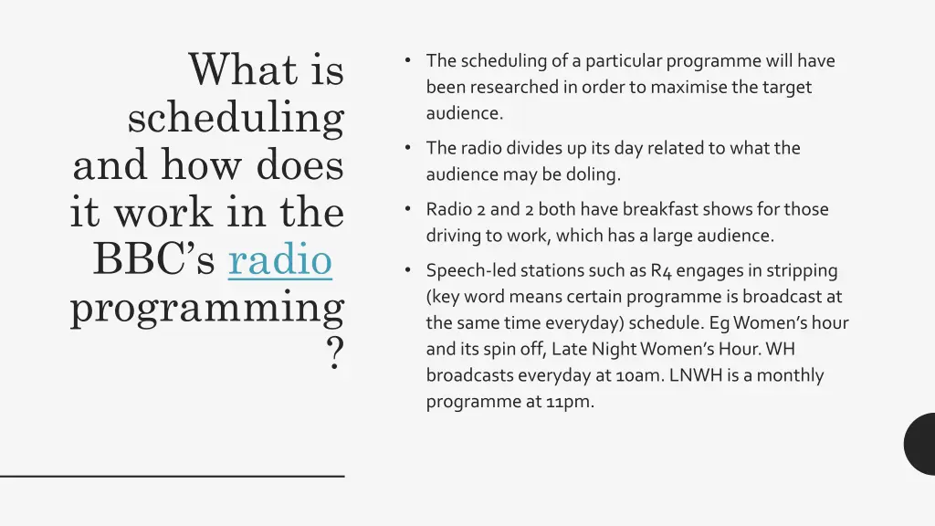 what is scheduling and how does it work