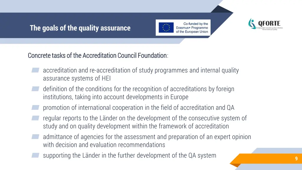 the goals of the quality assurance 2