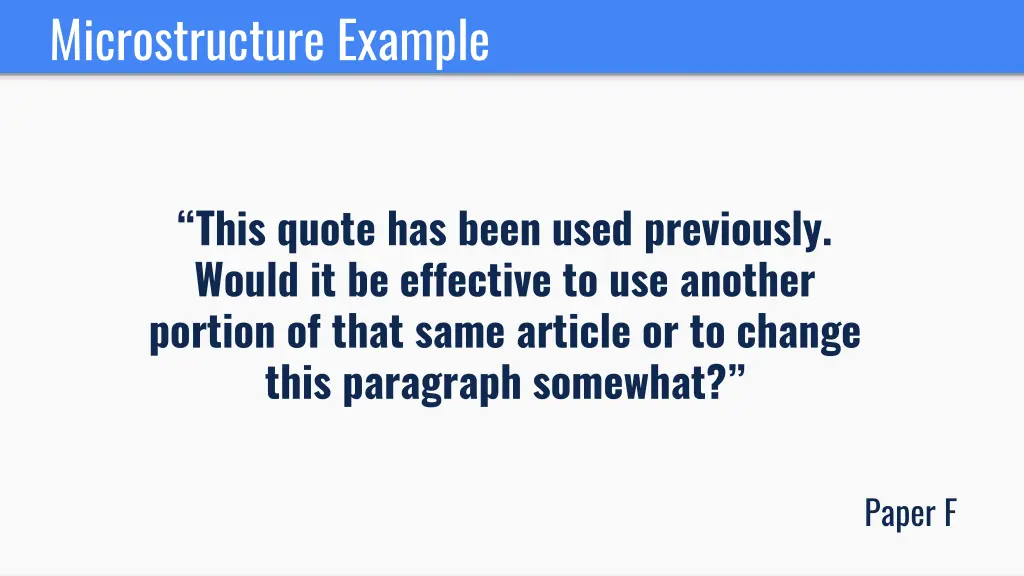 microstructure example
