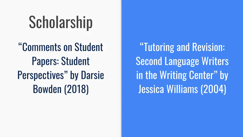 scholarship